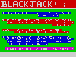 Opening screen