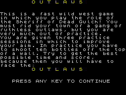 Opening screen