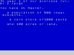 Running screen