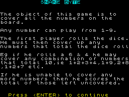 Opening screen