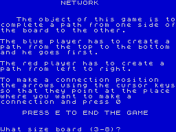 Opening screen