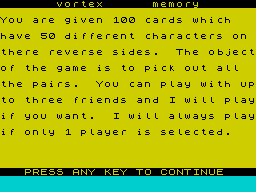 Opening screen