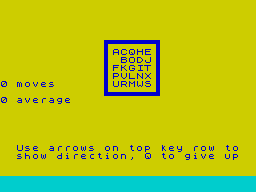 Running screen