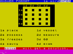 Running screen