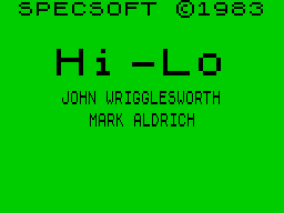 Opening screen
