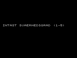 Opening screen