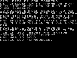 Opening screen