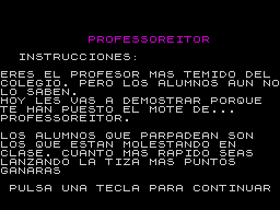 Opening screen