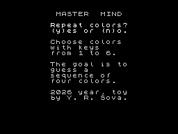 Opening screen
