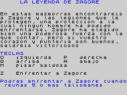 Opening screen