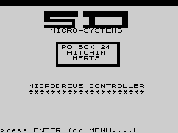Opening screen