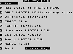 Running screen