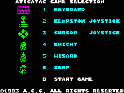 Opening screen