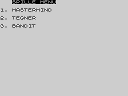 Opening screen