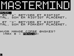 Opening screen