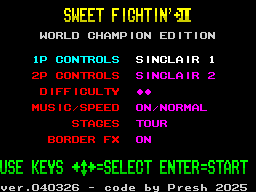Opening screen