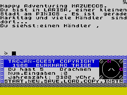 Running screen