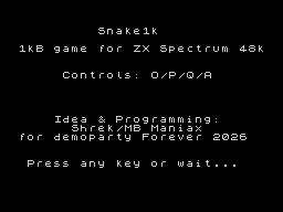 Opening screen
