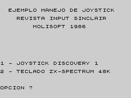 Opening screen
