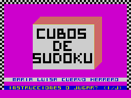 Opening screen