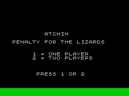 Opening screen
