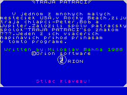 Opening screen