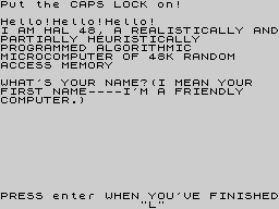 Running screen