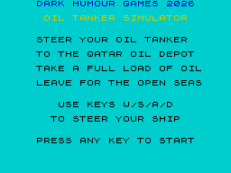Opening screen