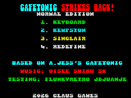 Opening screen