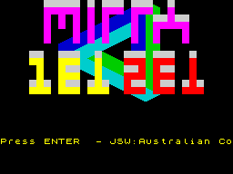 Opening screen