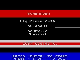 Opening screen