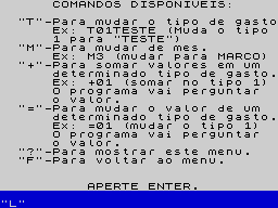 Running screen
