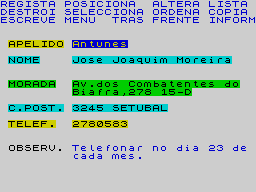 Running screen