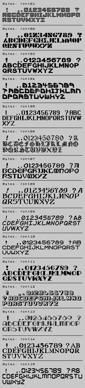 Fonts