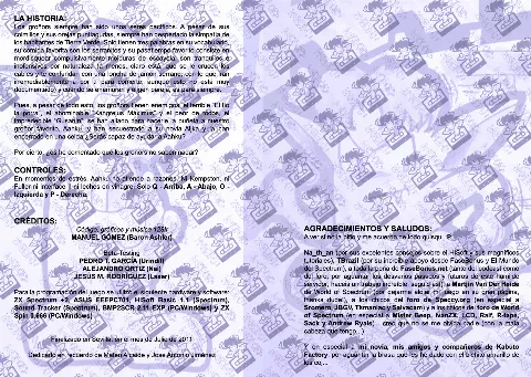 Scanned instructions