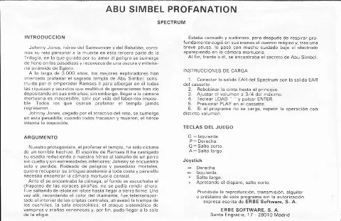 Scanned instructions