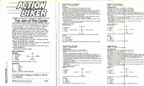 Scanned instructions