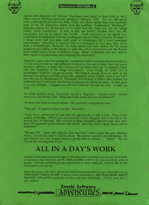 Scanned instructions