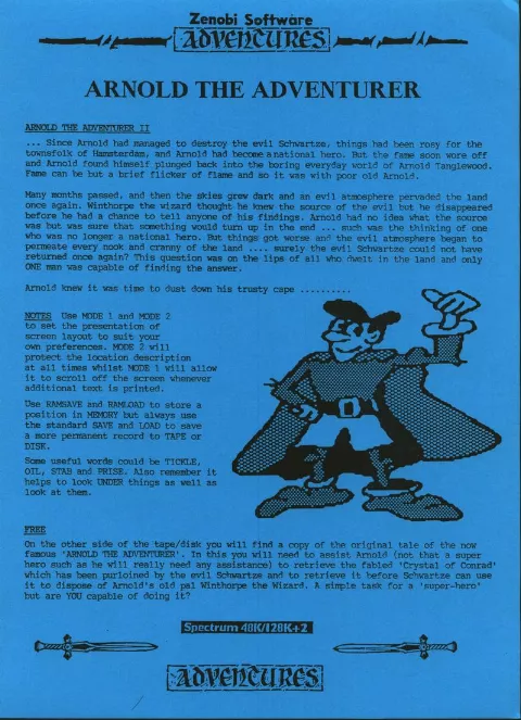 Scanned instructions