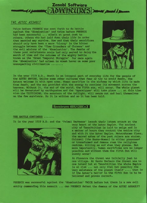 Scanned instructions