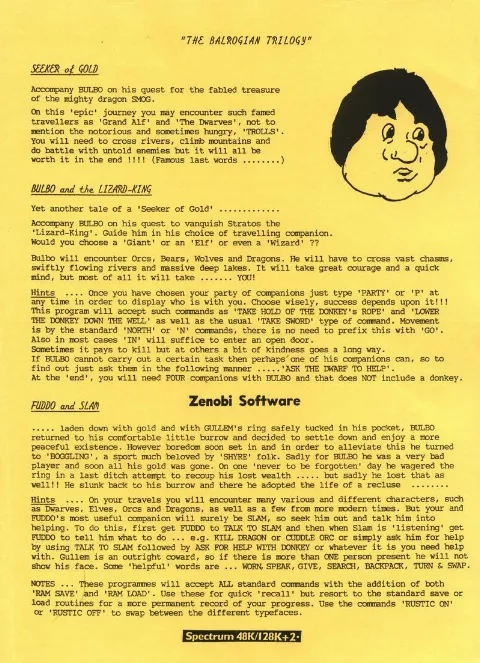 Scanned instructions
