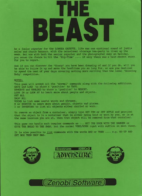 Scanned instructions