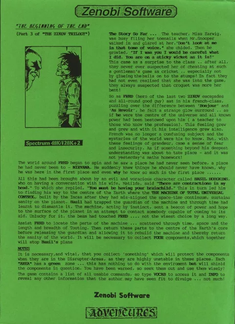 Scanned instructions