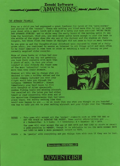 Scanned instructions