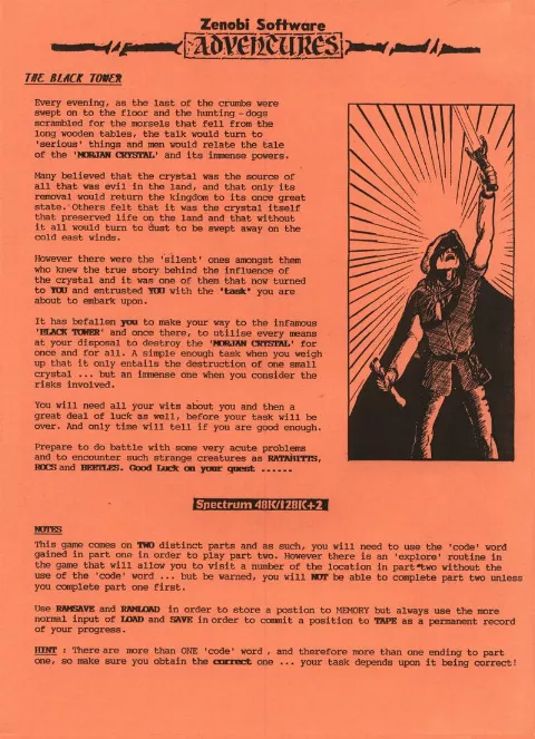Scanned instructions