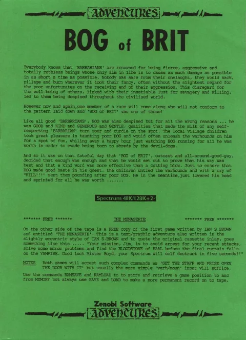 Scanned instructions