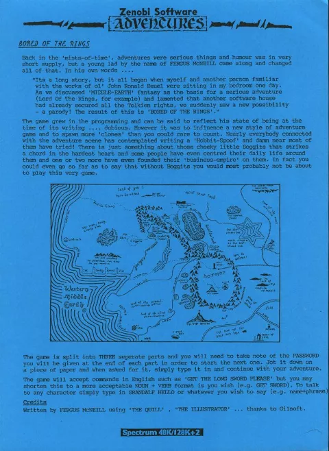 Scanned instructions