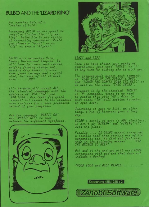 Scanned instructions