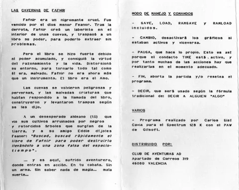 Scanned instructions