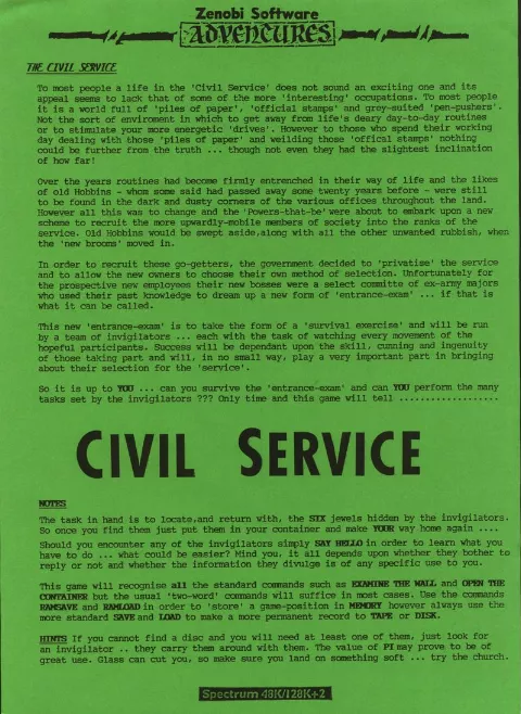 Scanned instructions